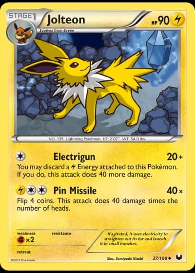 Jolteon #37/108 — Dark Explorers