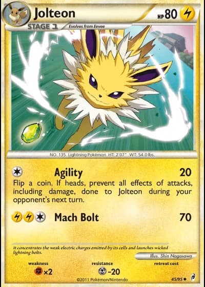 Jolteon #45/95 — Call of Legends