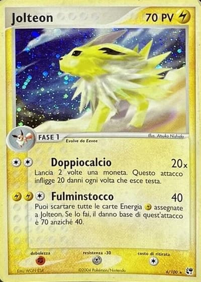 Jolteon #6/100 — EX Tempesta di Sabbia