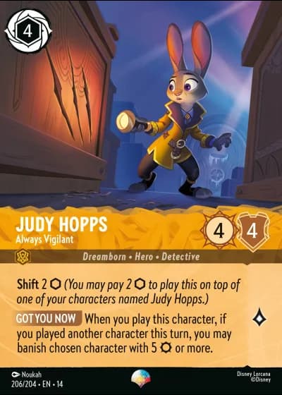 Judy Hopps - Always Vigilant #206/257 — Hyperia City