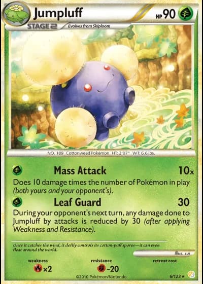 Jumpluff #6/123 — HeartGold SoulSilver