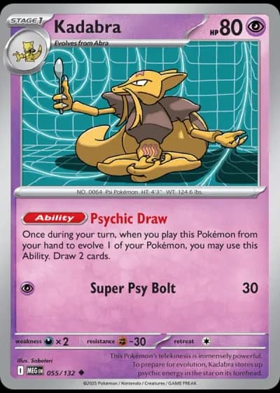 Kadabra #055/132 — Mega Evolution