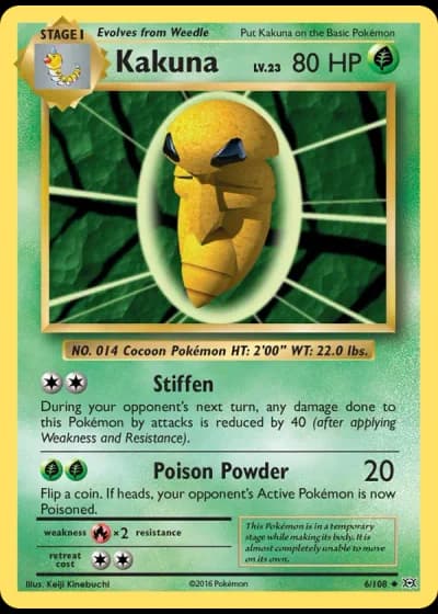 Kakuna #6/108 — Evolutions