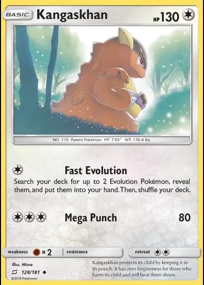 Kangaskhan #128/181 — Team Up