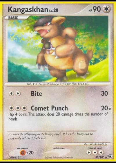 Kangaskhan #38/100 — Alba Suprema