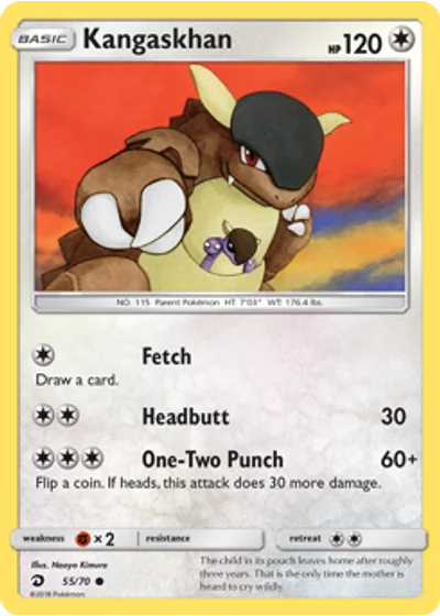 Kangaskhan #55/70 — Trionfo Dei Draghi