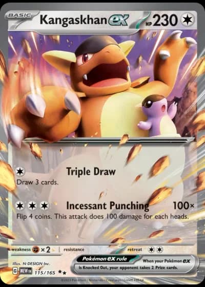 Kangaskhan ex #115/165 — 151