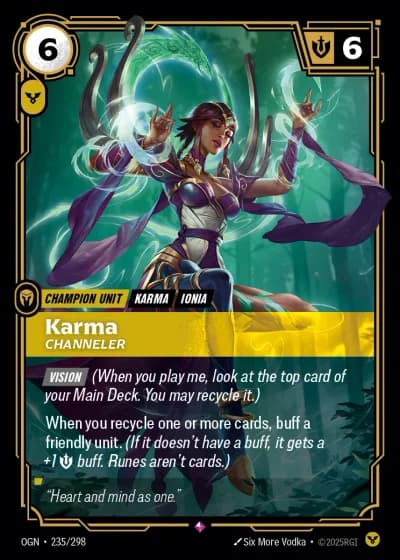 Karma, Channeler #235/352 — Origins