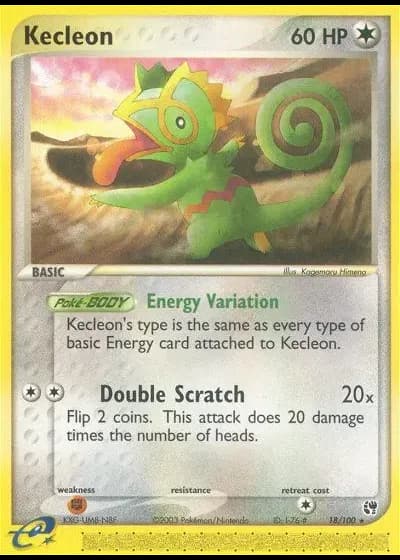 Kecleon #18/100 — Sandstorm