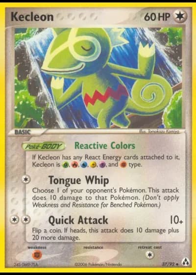 Kecleon #37/92 — EX Legend Maker