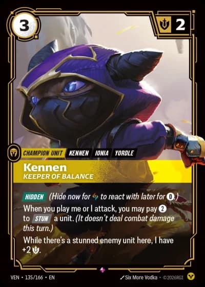 Kennen, Keeper of Balance #135/248 — Vendetta