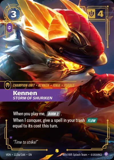 Kennen, Storm of Shuriken #113a/248 — Vendetta