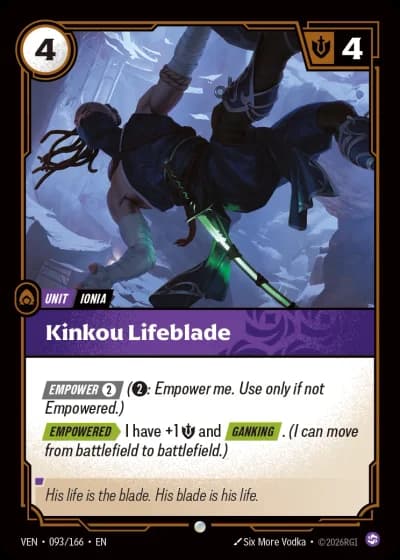 Kinkou Lifeblade #093/248 — Vendetta