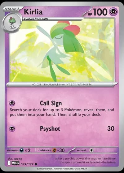 Kirlia #059/132 — Mega Evolution
