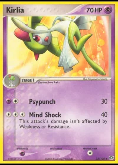 Kirlia #33/106 — Emerald