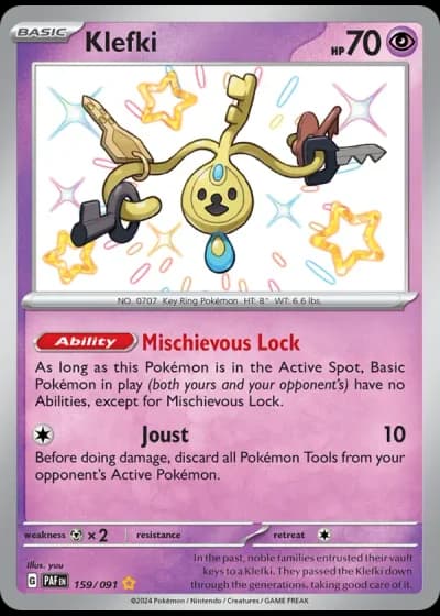 Klefki #159/91 — Paldean Fates