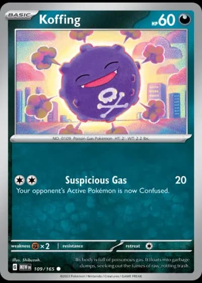 Koffing #109/165 — 151