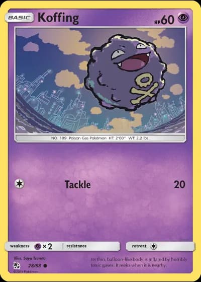 Koffing #28/68 — Hidden Fates
