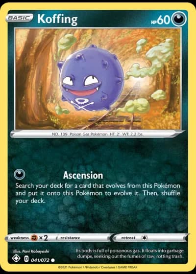 Koffing #41/72 — Shining Fates