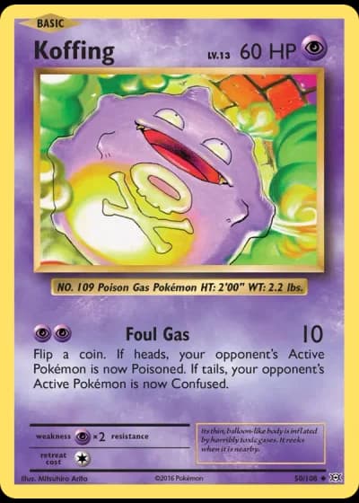 Koffing #50/108 — Evolutions