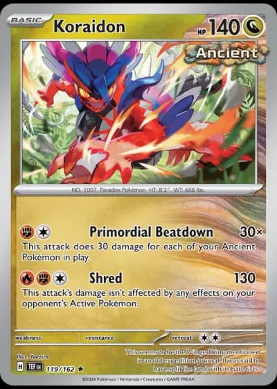 Koraidon #119/162 — Temporal Forces