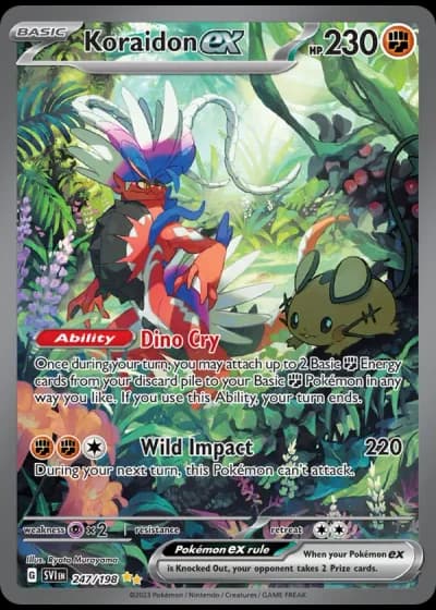 Koraidon ex #247 — Scarlet & Violet