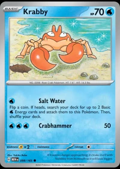 Krabby #098/165 — 151