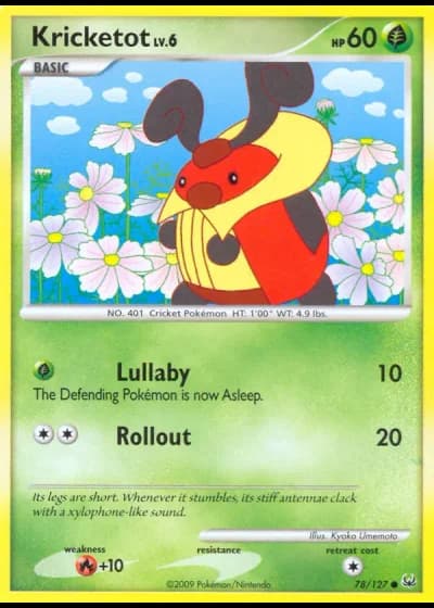Kricketot #78/127 — Platinum