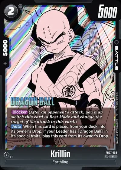 Krillin  SB02-103 — Manga Booster 02 (SB02)