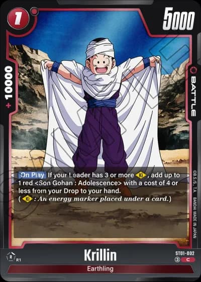 Krillin  ST01-002 — Story Booster 01 (ST01)