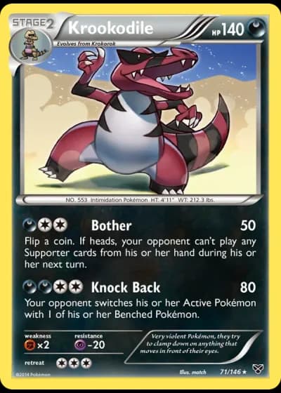 Krookodile #71/146 — XY
