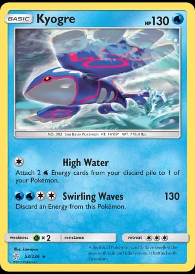 Kyogre #53/236 — Cosmic Eclipse