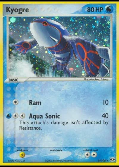 Kyogre #6/106 — Emerald