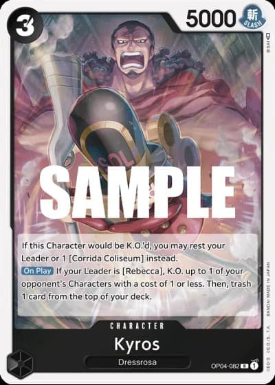 Kyros (OP04-082) — Kingdoms of Intrigue (OP04)
