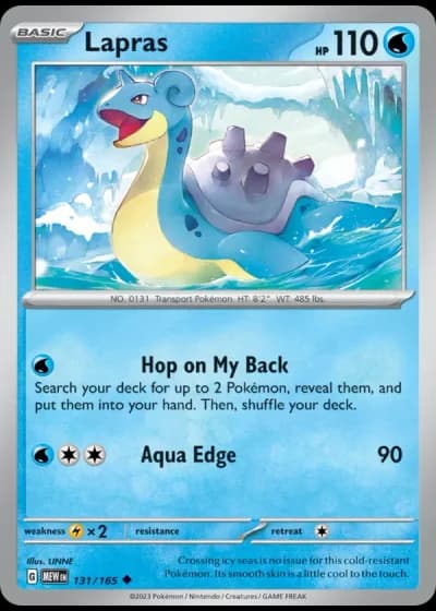Lapras #131/165 — 151