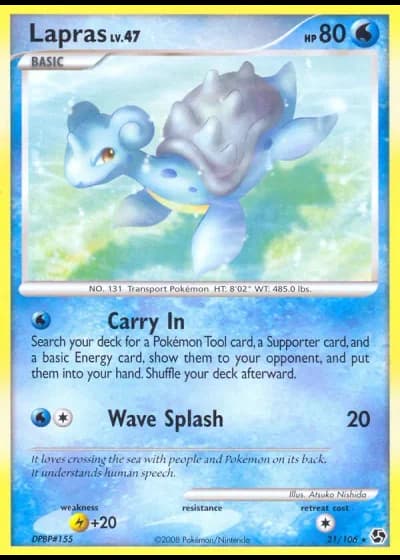 Lapras #21/106 — Great Encounters