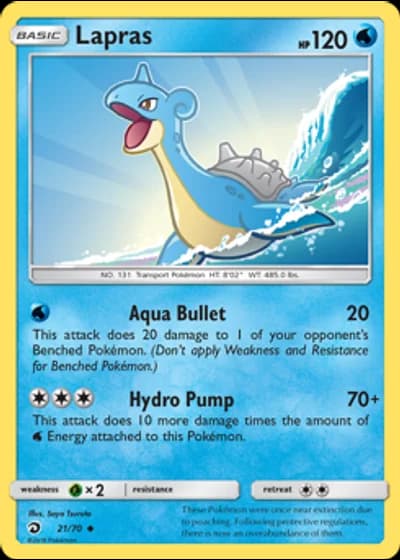 Lapras #21/70 — Trionfo Dei Draghi