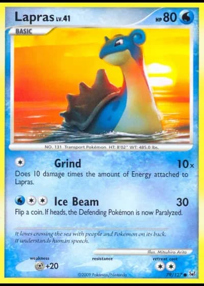 Lapras #79/127 — Platino