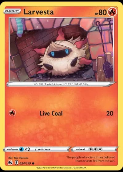 Larvesta #024/159 — Crown Zenith