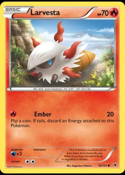 Larvesta #19/101 — Noble Victories