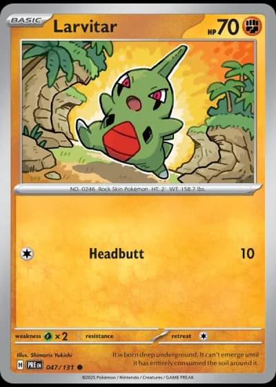 Larvitar #047/131 — Prismatic Evolutions