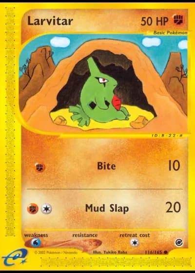 Larvitar #116/165 — Expedition
