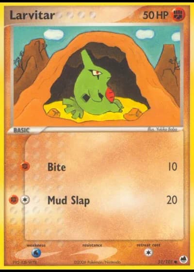 Larvitar #51/101 — EX Dragon Frontiers