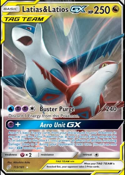 Latias & Latios GX #113/181 — Team Up