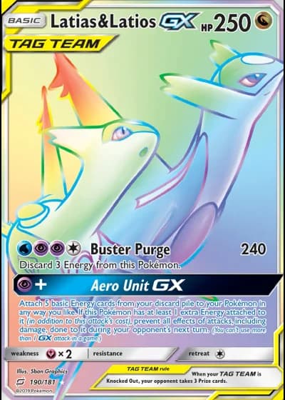 Latias & Latios GX #190 — Team Up