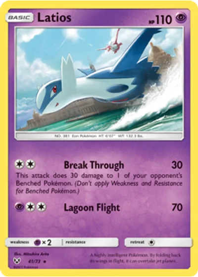 Latios #41/73 — Shining Legends