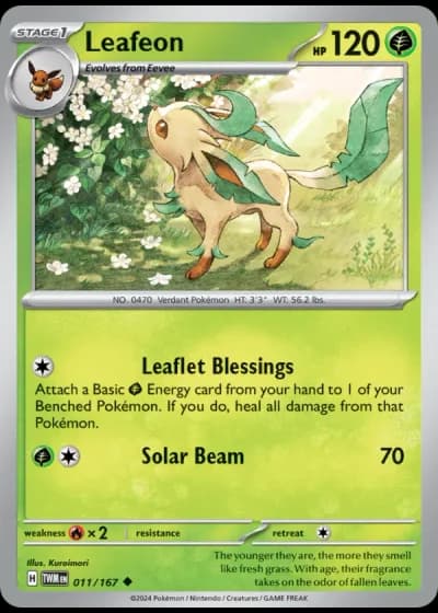Leafeon #011/167 — Twilight Masquerade