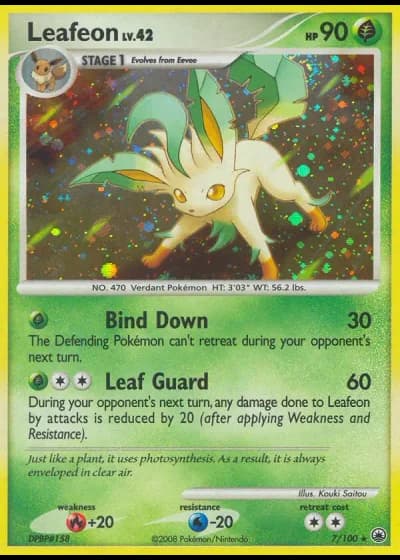 Leafeon #7/100 — Majestic Dawn