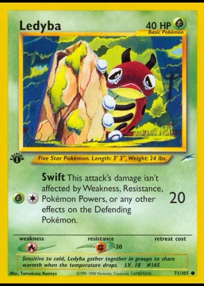 Ledyba (1. Edition) #71/105 — Neo Destiny (1. Edition)