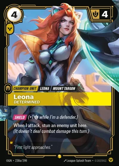 Leona, Determined #238a/352 — Origins
